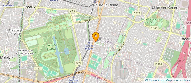 localisation de l'entreprise MADAME REBECA ANGELICA CAMPOS CUELLAR à ANTONY