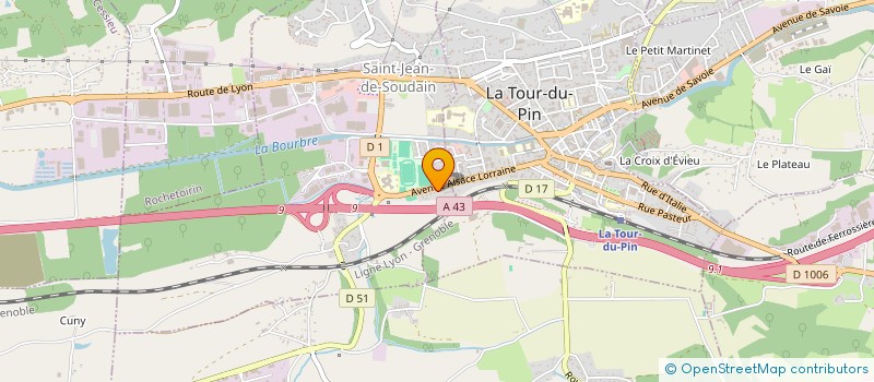 localisation de l'entreprise MADAME REBECA CALDARAS  LA TOUR-DU-PIN