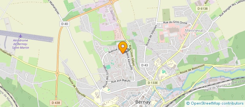 localisation de l'entreprise MADAME REBECA COSTEA  BERNAY