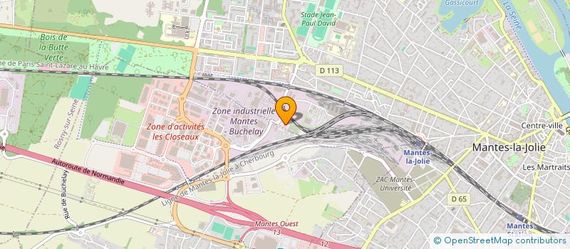 localisation de l'entreprise MADAME REBECA FERNANDEZ  MANTES-LA-JOLIE