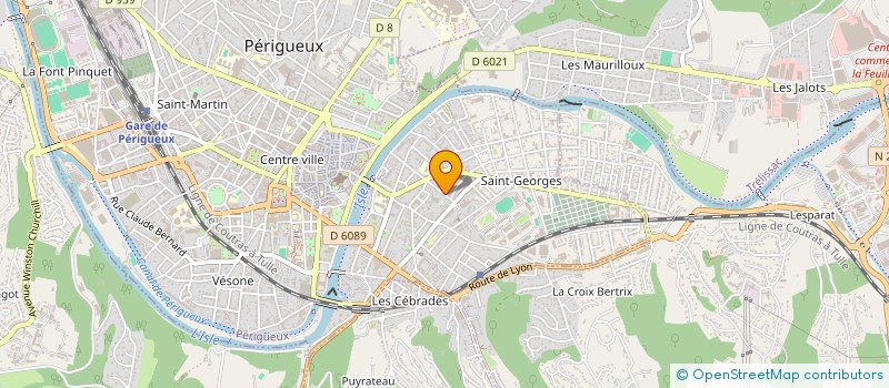 localisation de l'entreprise MADAME REBECA FUENTES PEREZ à PERIGUEUX