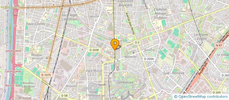 localisation de l'entreprise MADAME REBECA GUTI  GRENOBLE