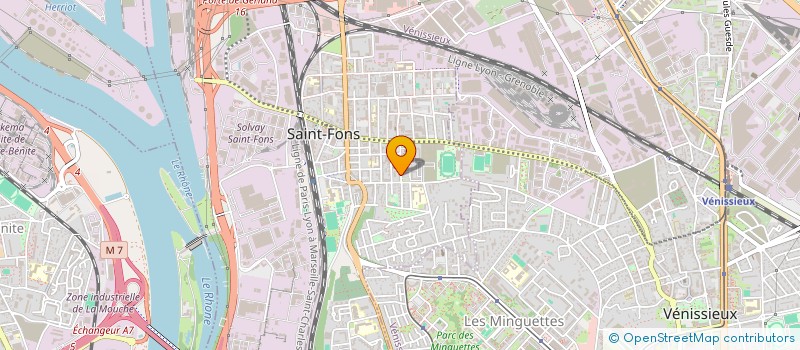 localisation de l'entreprise MADAME REBECA-MARIA DUMITRU  SAINT-FONS