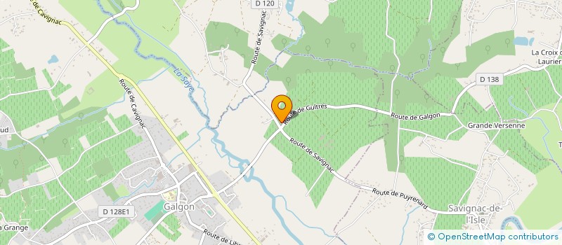 localisation de l'entreprise MADAME REBECA MELLA GUAJARDO  GALGON