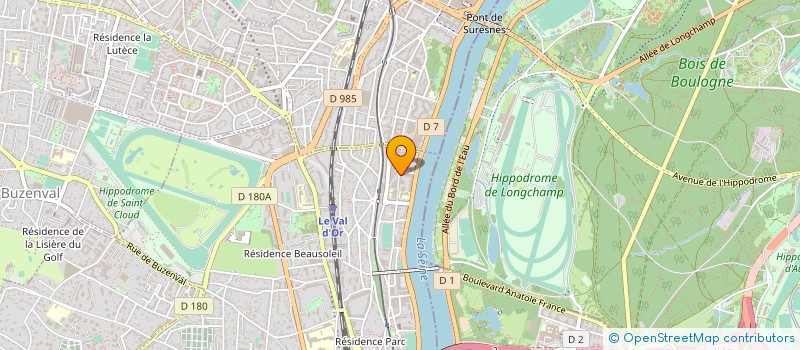 localisation de l'entreprise MADAME REBECCA AHADJI  SAINT-CLOUD