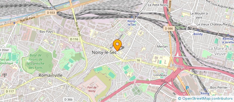 localisation de l'entreprise MADAME REBECCA ALEXANDRE à NOISY-LE-SEC