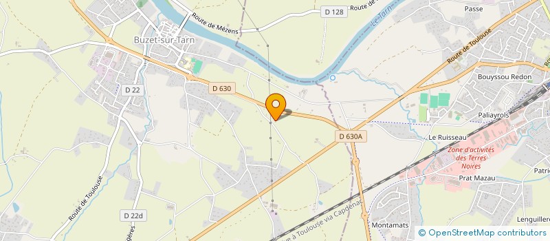 localisation de l'entreprise MADAME REBECCA AUGUSTIN  BUZET-SUR-TARN