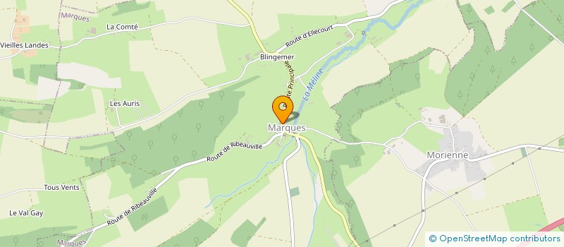 localisation de l'entreprise MADAME REBECCA BENOIT  MARQUES