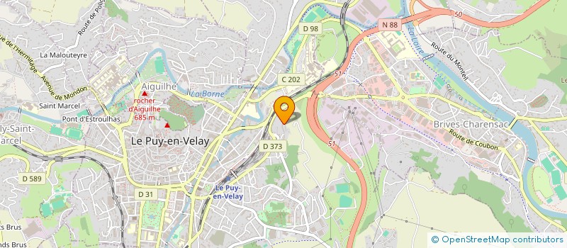 localisation de l'entreprise MADAME REBECCA BONHOMME  LE PUY-EN-VELAY