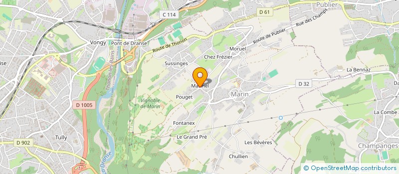 localisation de l'entreprise MADAME REBECCA BONSIGNORI  MARIN