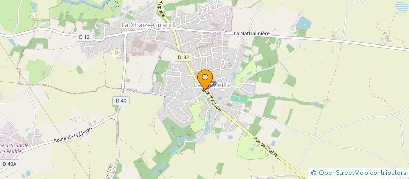 localisation de l'entreprise MADAME REBECCA BOUGARD à LANDEVIEILLE