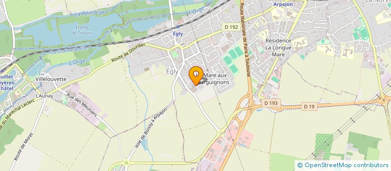 localisation de l'entreprise MADAME REBECCA CHAGNEAU  EGLY