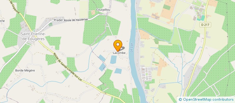 localisation de l'entreprise MADAME REBECCA CHANSEAU  SAINTE-LIVRADE-SUR-LOT