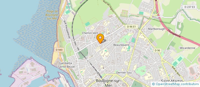 localisation de l'entreprise MADAME REBECCA CHAPUT à BOULOGNE-SUR-MER