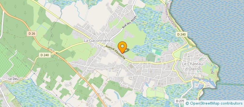 localisation de l'entreprise MADAME REBECCA CHAUVET  LE CHATEAU-D'OLERON