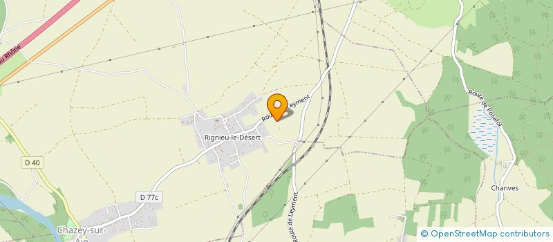 localisation de l'entreprise MADAME REBECCA CHERI-ZECOTE  CHAZEY-SUR-AIN