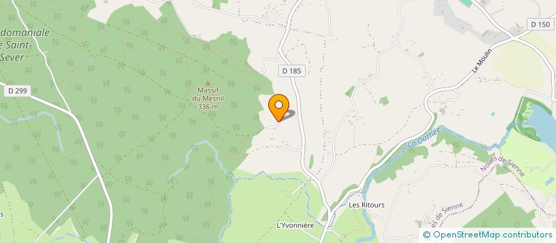 localisation de l'entreprise MADAME REBECCA CORNWALL  NOUES DE SIENNE