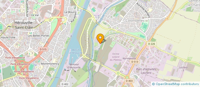 localisation de l'entreprise MADAME REBECCA DAVENEL  COLOMBELLES