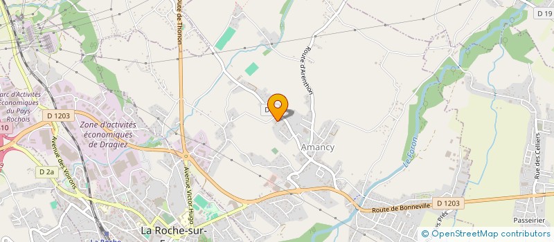 localisation de l'entreprise MADAME REBECCA DAYRAS  AMANCY