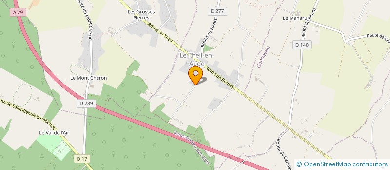 localisation de l'entreprise MADAME REBECCA DE ROECK  LE THEIL-EN-AUGE