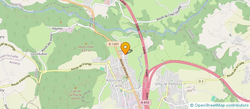 localisation de l'entreprise MADAME REBECCA DEKNUYDT  ALLONZIER-LA-CAILLE