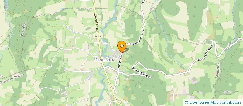 localisation de l'entreprise MADAME REBECCA DELATTRE  MONTASTRUC