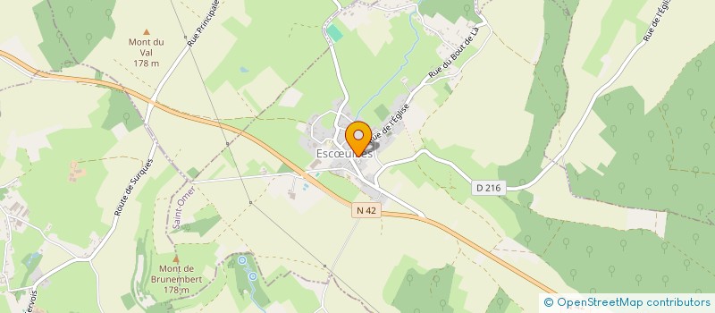 localisation de l'entreprise MADAME REBECCA DELLIAUX  ESCUILLES