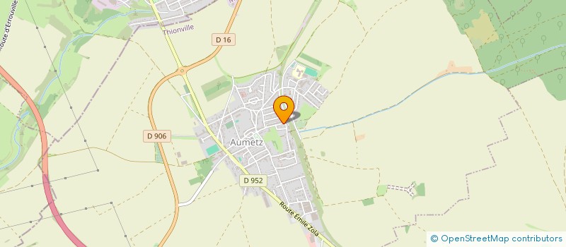 localisation de l'entreprise MADAME REBECCA DEMAT  AUMETZ