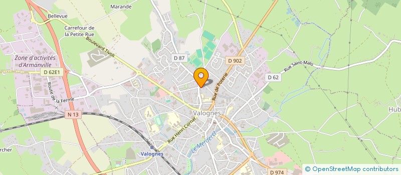 localisation de l'entreprise MADAME REBECCA DEROO  VALOGNES