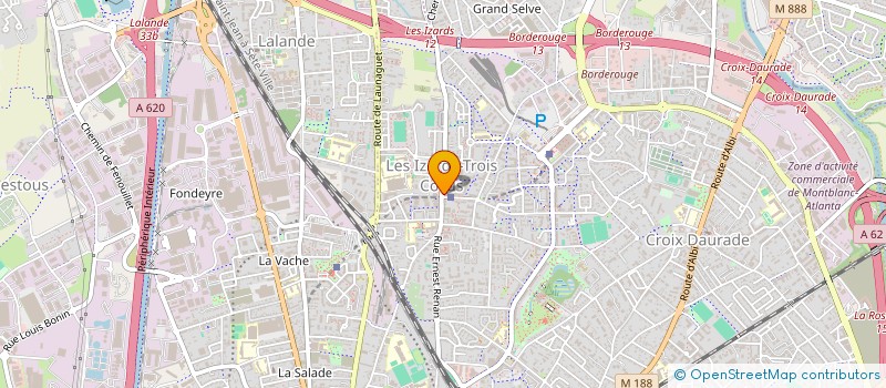 localisation de l'entreprise MADAME REBECCA DHORDAIN  TOULOUSE