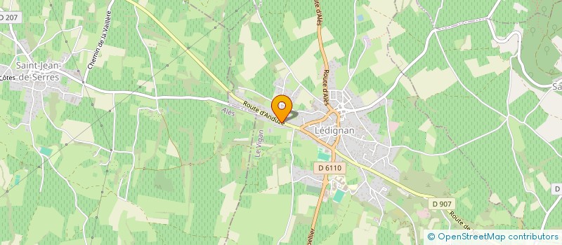 localisation de l'entreprise MADAME REBECCA DI MANGO  LEDIGNAN