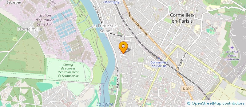 localisation de l'entreprise MADAME REBECCA DIAWARA à LA FRETTE-SUR-SEINE