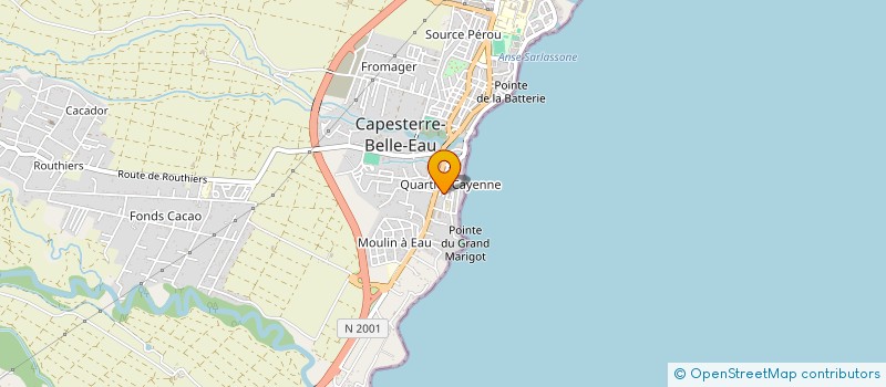 localisation de l'entreprise MADAME REBECCA DOLLIN à CAPESTERRE-BELLE-EAU