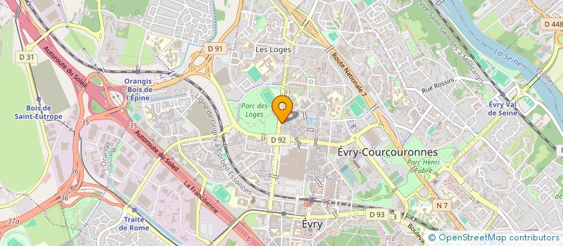 localisation de l'entreprise MADAME REBECCA DUVENTRU à EVRY-COURCOURONNES