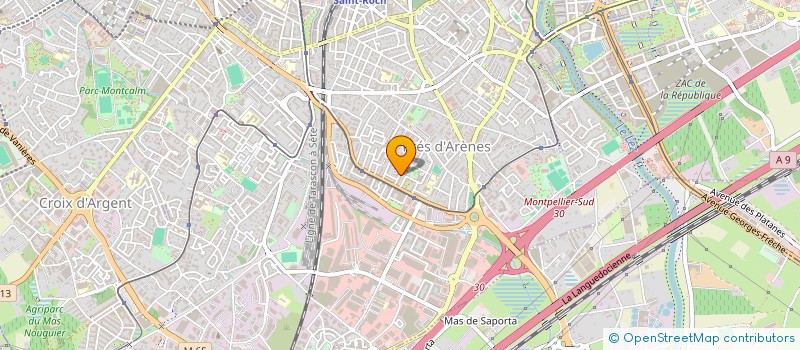 localisation de l'entreprise MADAME REBECCA EKWURUKE  MONTPELLIER