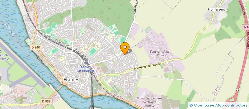 localisation de l'entreprise MADAME REBECCA ELAAKAL  ETAPLES