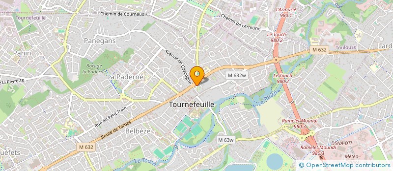 localisation de l'entreprise MADAME REBECCA FATOU COULIBALY à TOURNEFEUILLE