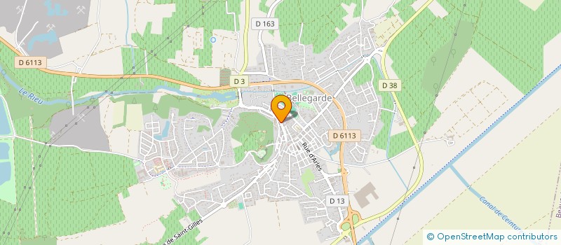 localisation de l'entreprise MADAME REBECCA FAUTRERO  BELLEGARDE