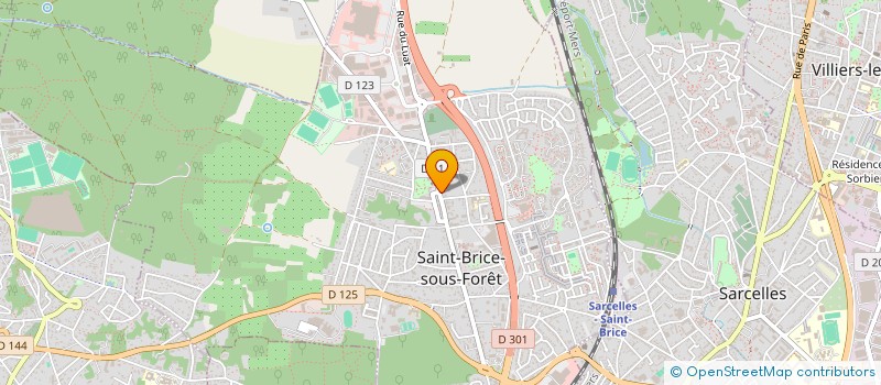 localisation de l'entreprise MADAME REBECCA FITOUSSI  SAINT-BRICE-SOUS-FORET