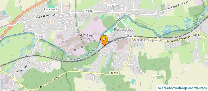 localisation de l'entreprise MADAME REBECCA FOUSSE  RECQUIGNIES