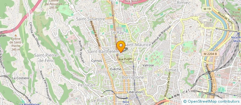 localisation de l'entreprise MADAME REBECCA FRANCOIS à NICE