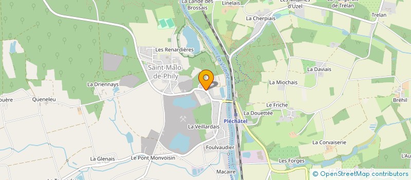 localisation de l'entreprise MADAME REBECCA GALLET  SAINT-MALO-DE-PHILY