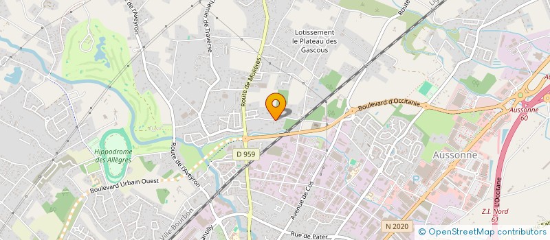 localisation de l'entreprise MADAME REBECCA GONZALEZ GARCIA  MONTAUBAN