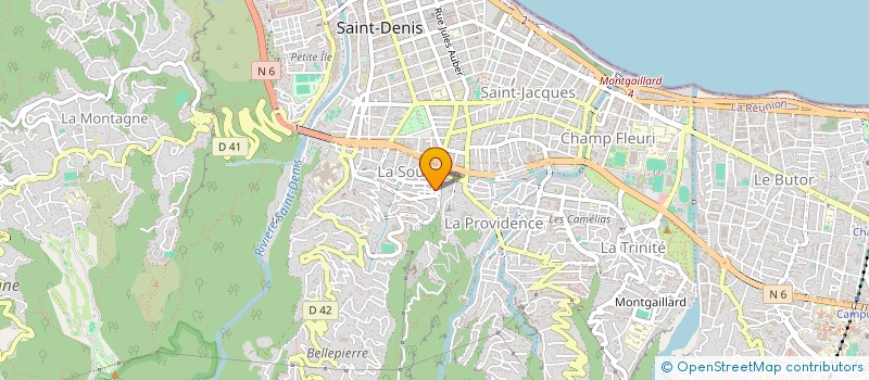 localisation de l'entreprise MADAME REBECCA GRONDIN à SAINT-DENIS