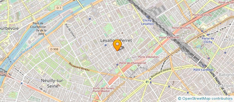 localisation de l'entreprise MADAME REBECCA HAMO à LEVALLOIS-PERRET