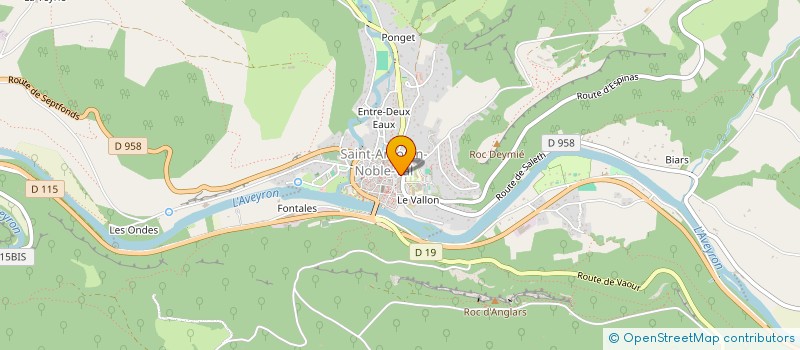 localisation de l'entreprise MADAME REBECCA HIDES  SAINT-ANTONIN-NOBLE-VAL