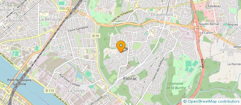 localisation de l'entreprise MADAME REBECCA HIPPOMENE  FLOIRAC