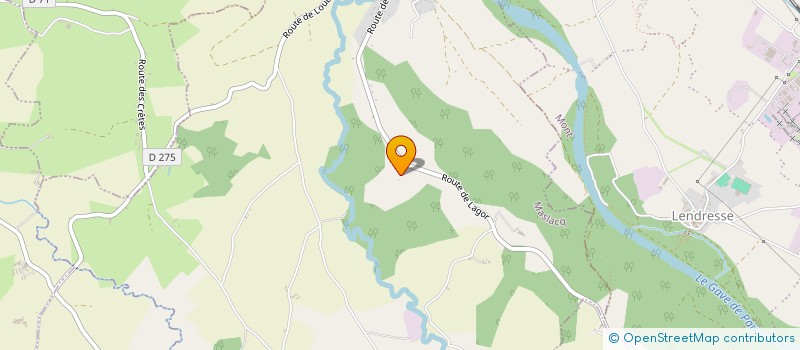 localisation de l'entreprise MADAME REBECCA JONES  MASLACQ