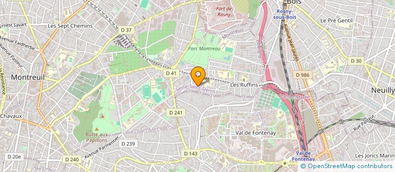 localisation de l'entreprise MADAME REBECCA KANDEM VALLIANTE à MONTREUIL