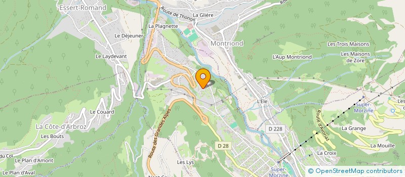 localisation de l'entreprise MADAME REBECCA KIRBY à MORZINE